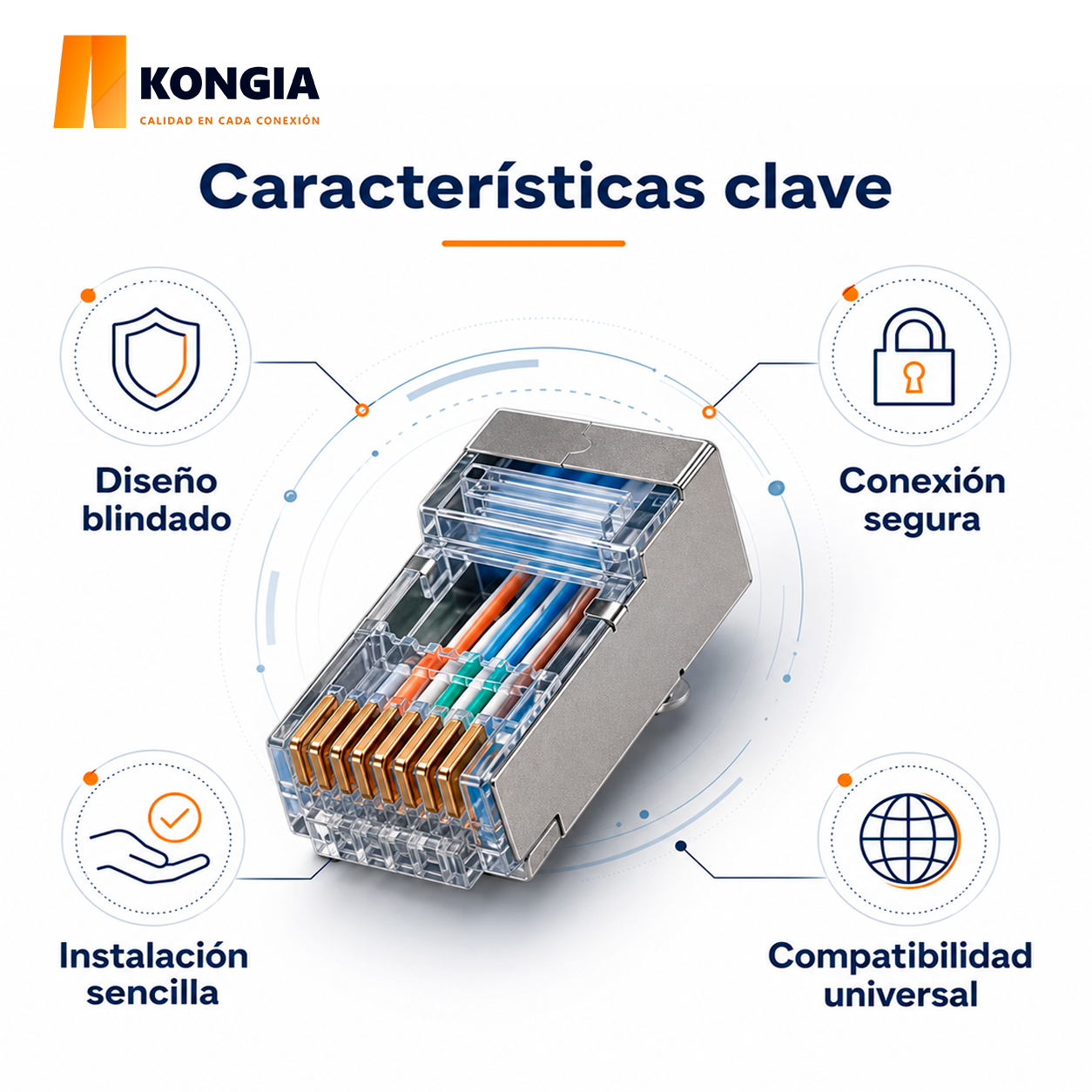 KNC-RJ45-6A-S-ST50-100 Infografía 2